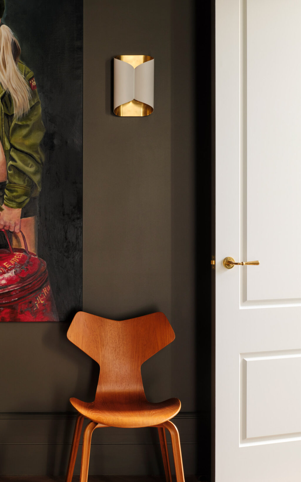 Visual Comfort Studio Whare One Light Wall Sconce In Burnished Brass