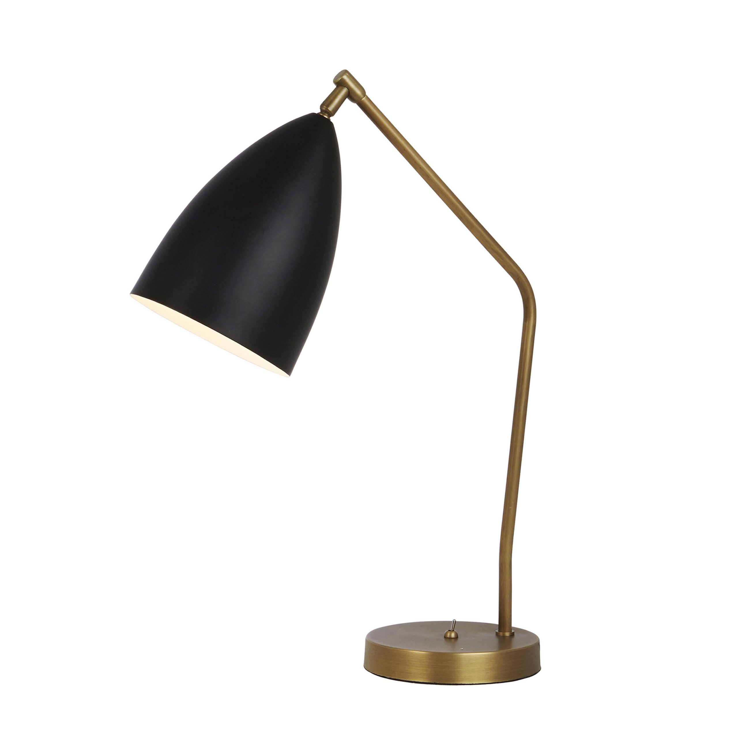 Ravello Desk Lamp (Brass and Black) - Bloomingdales Lighting