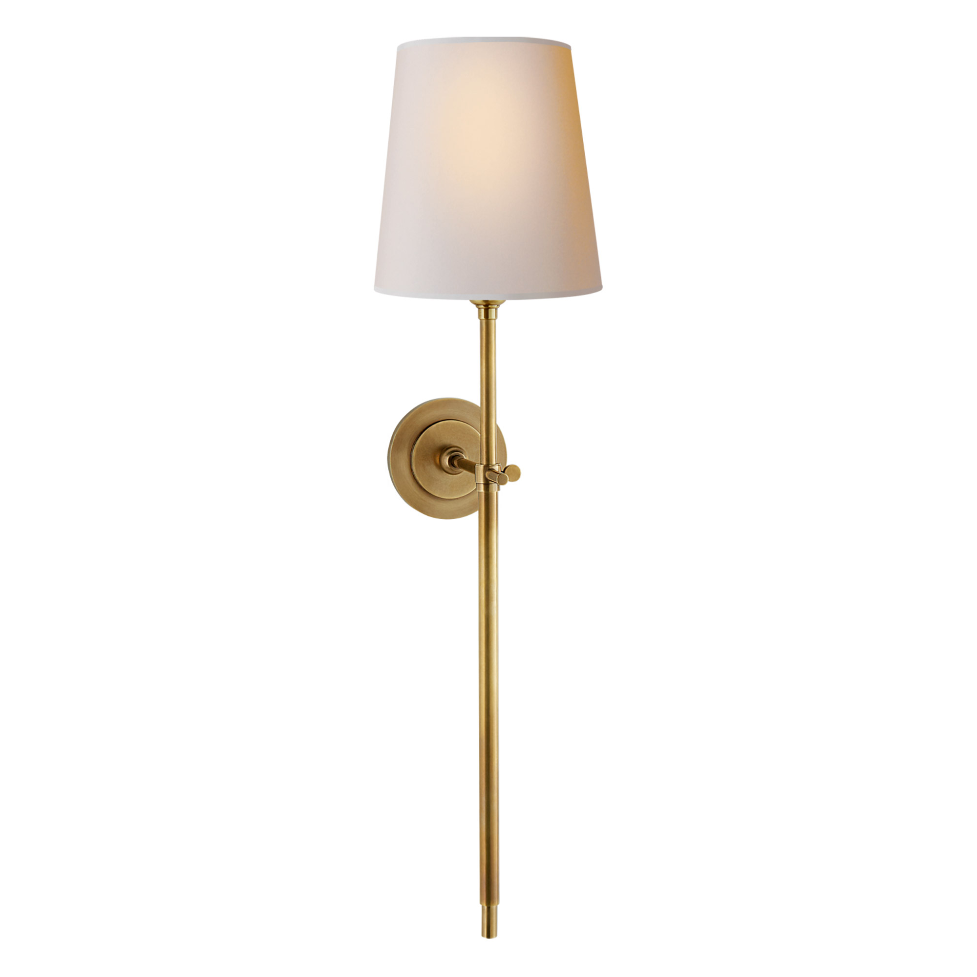 Bryant Large Tail Sconce (Brass) - Bloomingdales Lighting