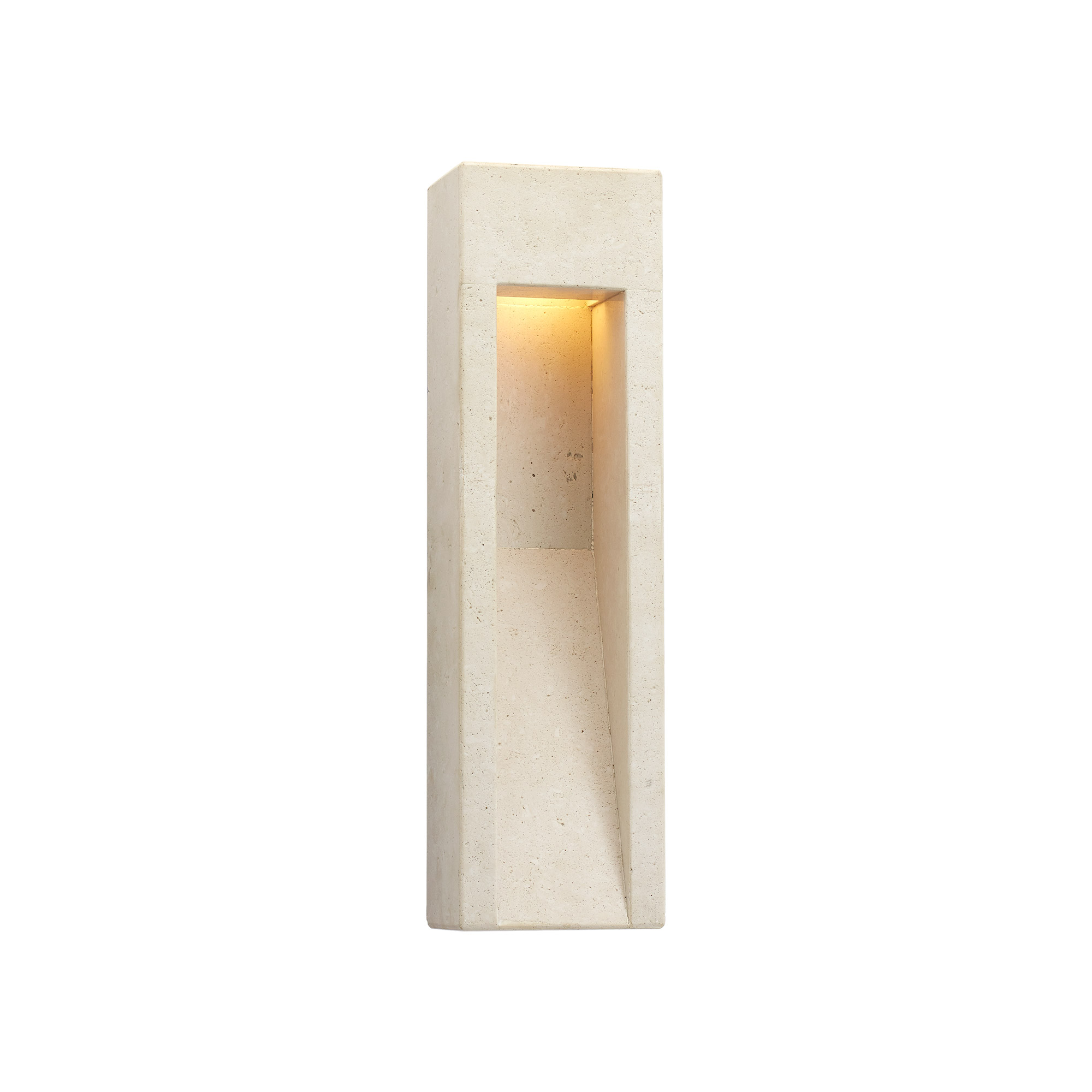 Tribute Tall Sconce (Travertine) - Bloomingdales Lighting